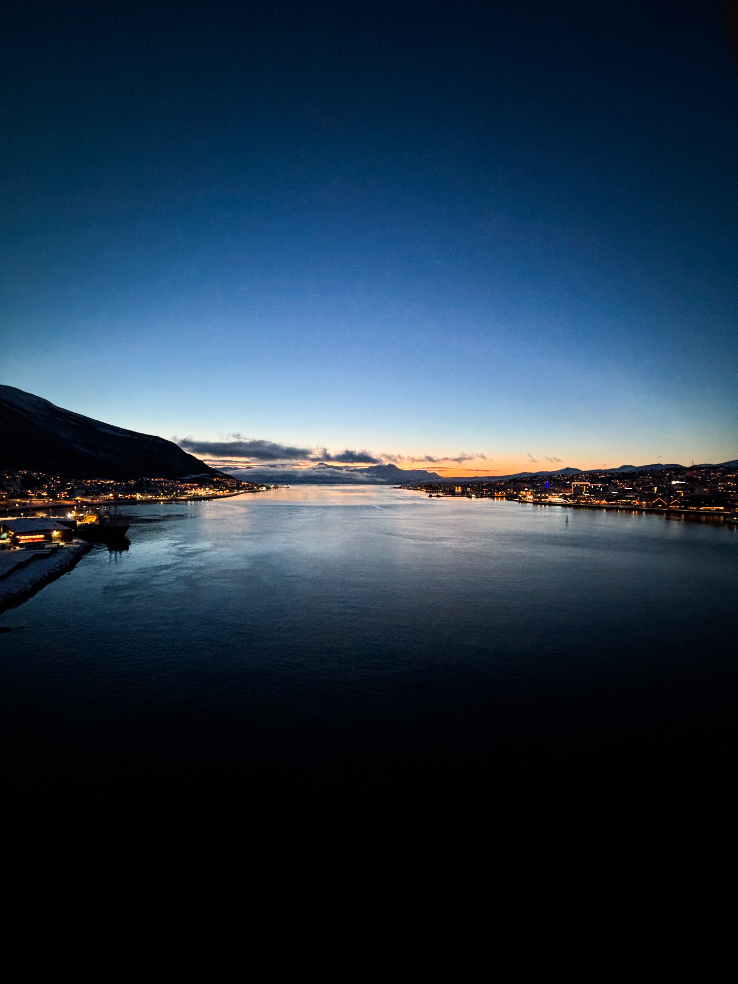 Tromsø au crépuscule arctique